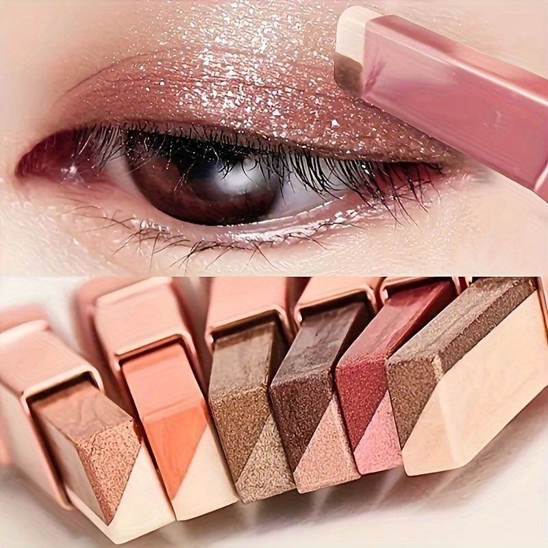 6pcs TwoColor Eye Shadow Stick Durable Waterproof Non Fading Non Smudging Essential Cosmetics Perfect Gift for MotherS Day