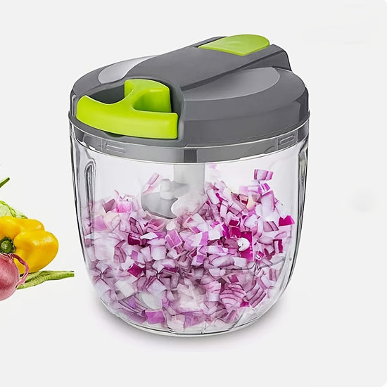 Vegetable Chopper Professional Onion Chopper Multifunctional Food Chopper Kitchen Onion Chopper with 35 Blades Salad Potato Carrot Garlic Container Kitchen Gadget Set