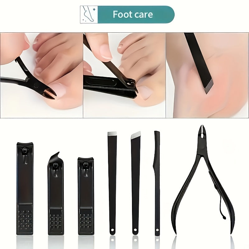 24pcs Professional Nail Clippers Kit  RazorSharp Blades for Precise Cutting Durable And LongLasting Construction for Both Fingernail And Toenail Trimming Needs  Quality Nails At Home with Essential Tools for Complete Pedicure Care