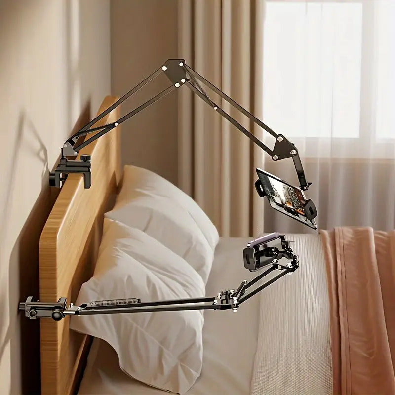 Extended Desktop Stand Long Arm Tablet Stand Bedside Tabletop Stand Suitable for Ipad Smartphone Holder Lazy Phone Holder Bedside Stand Mechanical Cantilever Stand