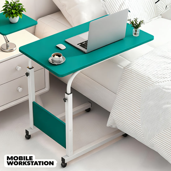 Ergonomic Modern Laptop Desk Mobile Lifting Standing Desk Compact Design Ideal for Gaming Learning And Workstation Perfect for Bedside Dormitory