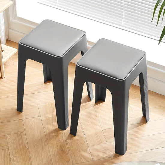 2Pack Square StoolsEco Material  Sturdy BuildThick Cushion  NonSlip BaseMultiSpace FunctionalLimited Offer  Buy Now