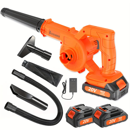 Portable Wireless Leaf Blower Lightweigh And TWireless Leaf Blower Portable Rechargeable Blower Small And Lightweight Car Duster Compact Handheld Vacuum Cleaner Which Can Easily Maintain Lawns And Gardens Christmas Gift Local Warehouse