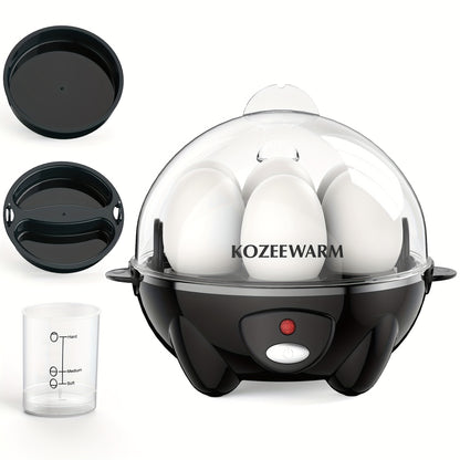Luxury Fast SingleDouble Layer Egg Cooker for Boiled Scrambled Omelette Eggs Steamed Vegetables Dumplings and More with Auto ShutOff HardBoiled Egg Cooker