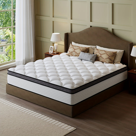 Queen Size Mattress  Independent Pocket Coil  Memory Foam  Boxed Compressed Delivery 101214 Inches Twin Full Queen King